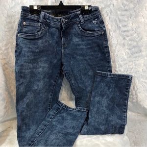 Justice Premium Jeans Girls 14 R Acid Wash